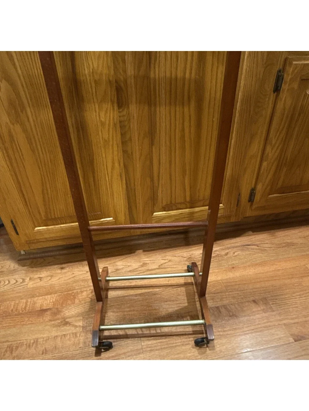 Vintage 1950s Fratelli Reguitti Italian wooden valet stand